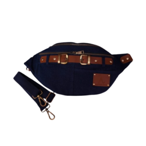 Denim Messenger Bag
