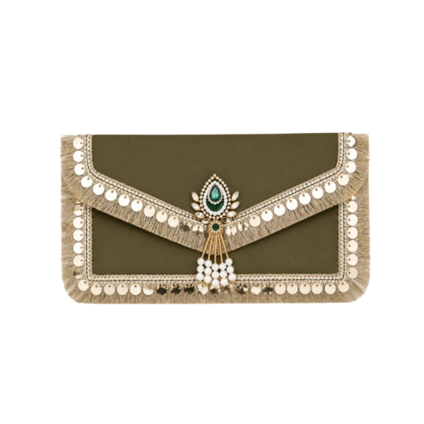 Rajasthani Gota Money Envelope Clutch