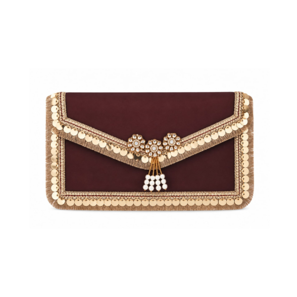 Rajasthani Gota Money Envelope Clutch