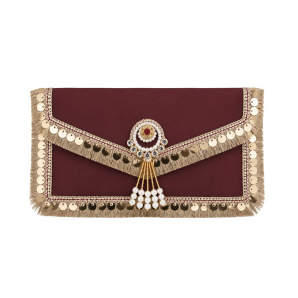 Rajasthani Gota Money Envelope Clutch