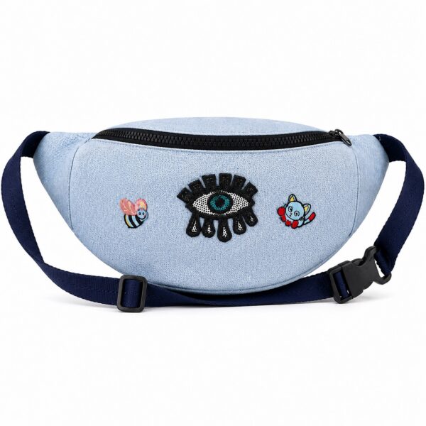 Denim Messenger Bag
