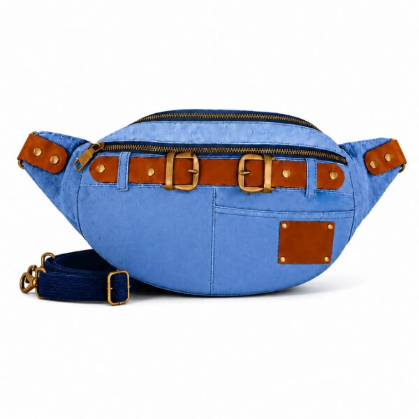 Denim Messenger Bag